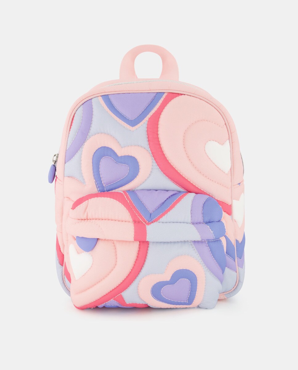 Sac à dos matelassé à c?urs