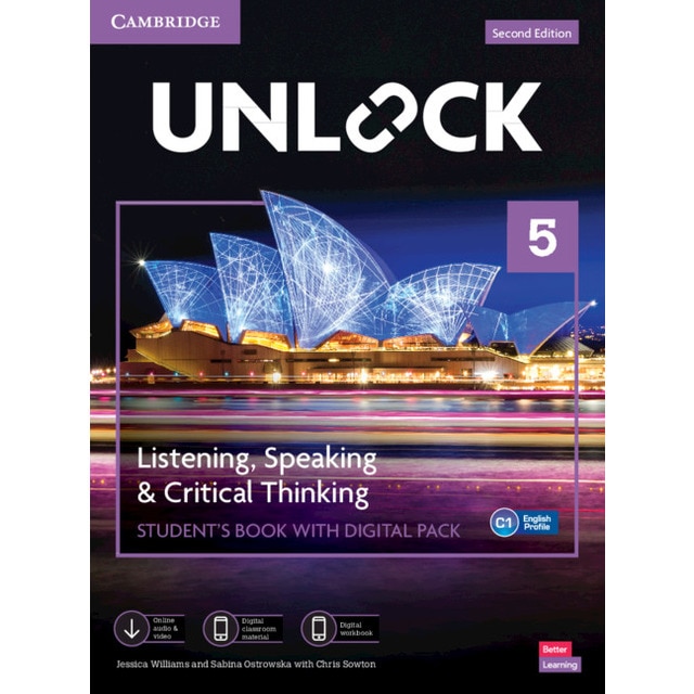 Unlock Level 5 Listening, Speaking and Critical Thinking Student's Book with Digital Pack 1