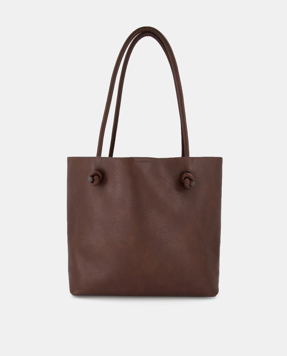 Sac cabas polyuréthane n?uds.