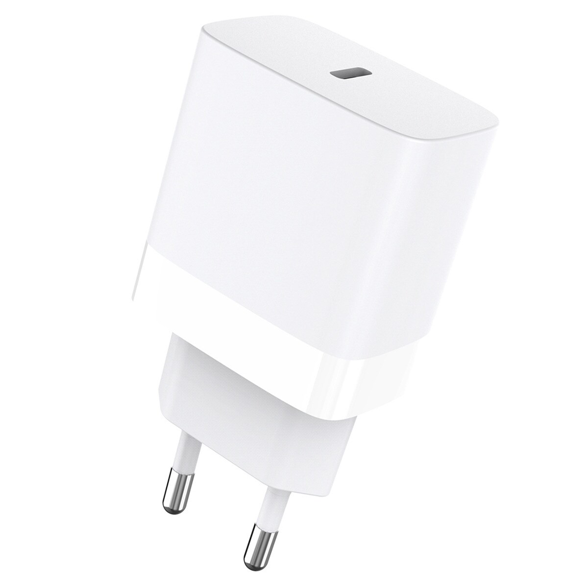 Cargador de pared blanco Inves LT-349C15 + cable USB-C 1,5 m Blanco-1