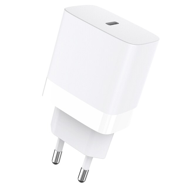 Imagen 0 de Cargador de pared blanco Inves LT-349C15 + cable USB-C 1,5 m