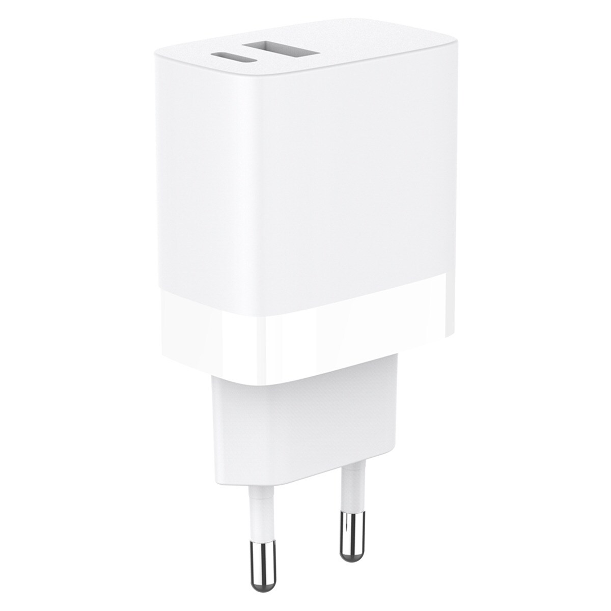 Cargador de pared blanco Inves LT-361 USB Dual Blanco-1
