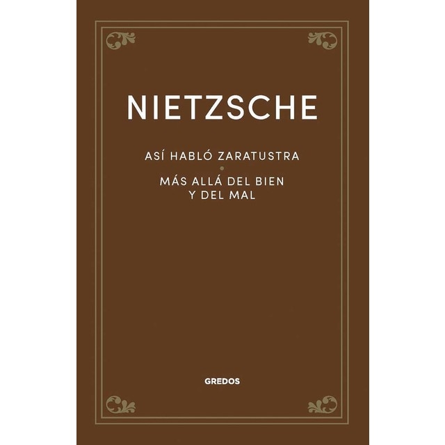 Imagen 0 de Así habló Zaratustra. Más allá del bien y del mal  (Tapa dura)