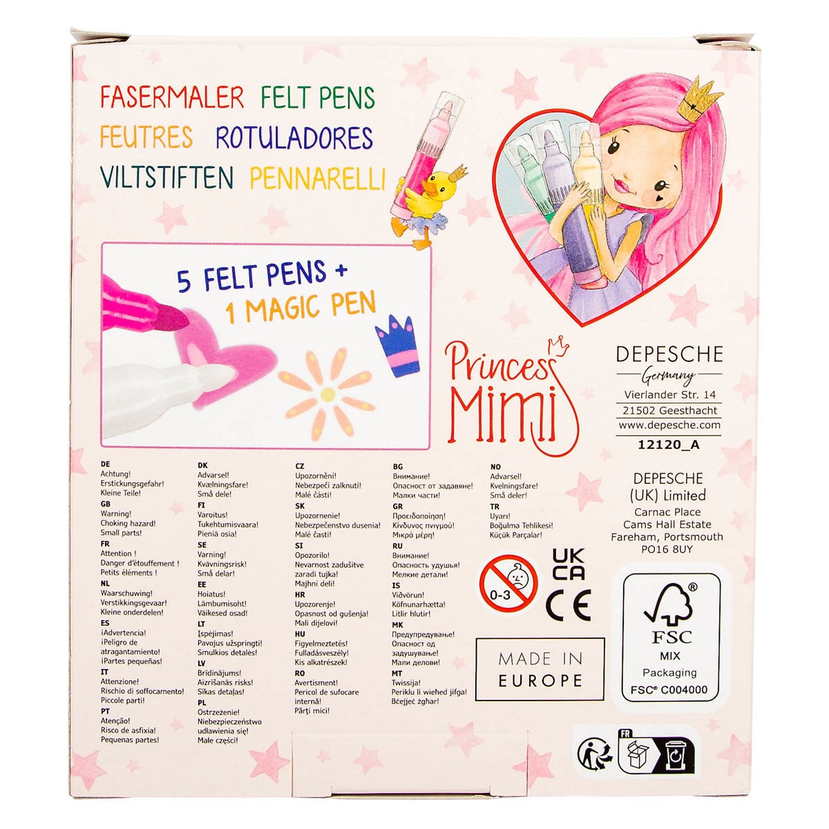 Marcadores mágicos Princesa Mimi Depesche 7