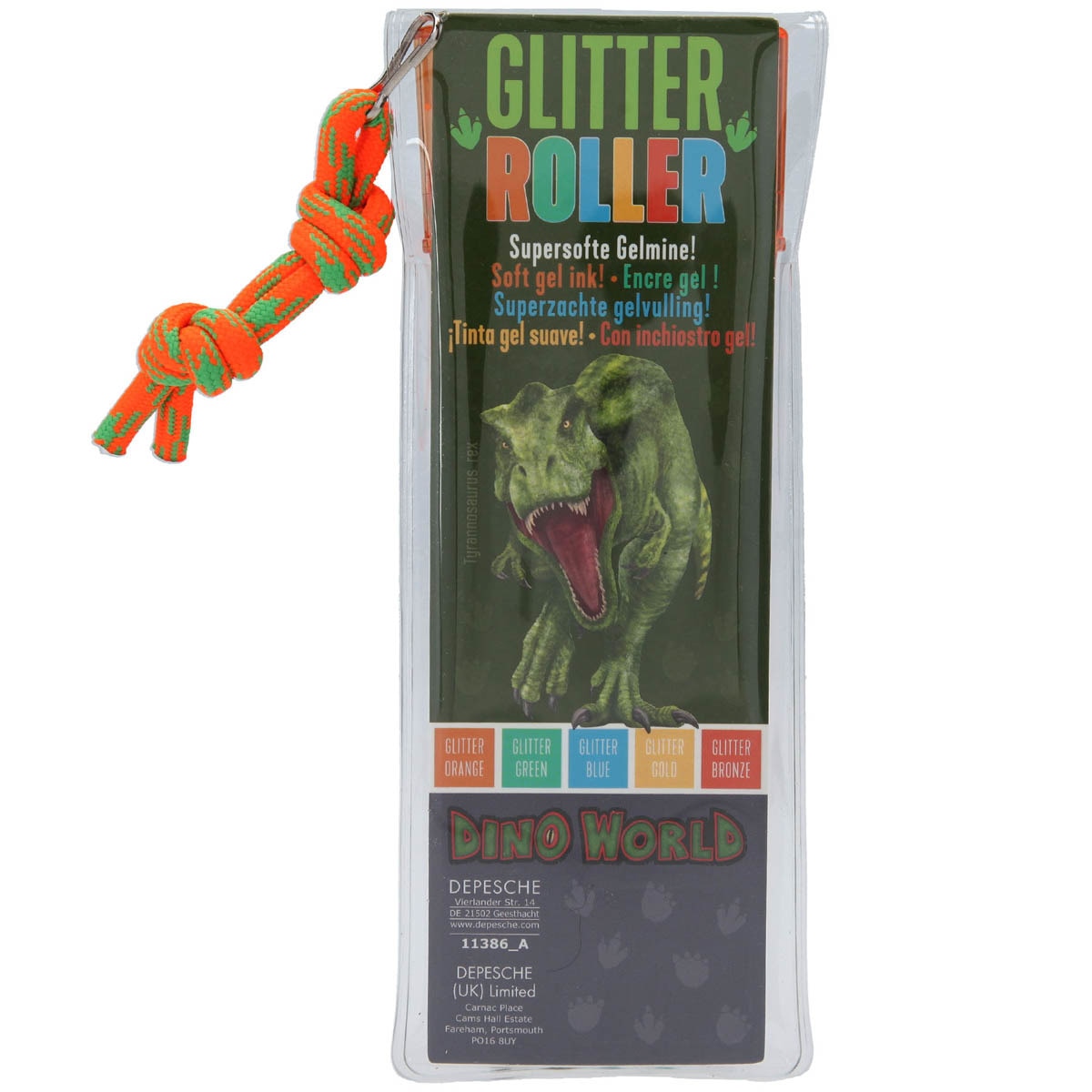 Set rollers de gel Dino World Depesche 4
