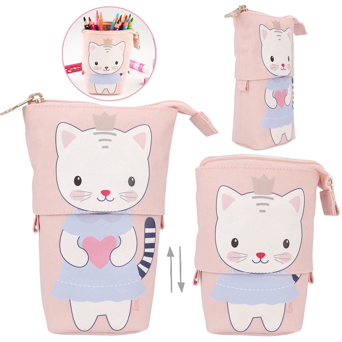 Imagem 0 de Estojo tubular Lou Princess Mimi Depesche