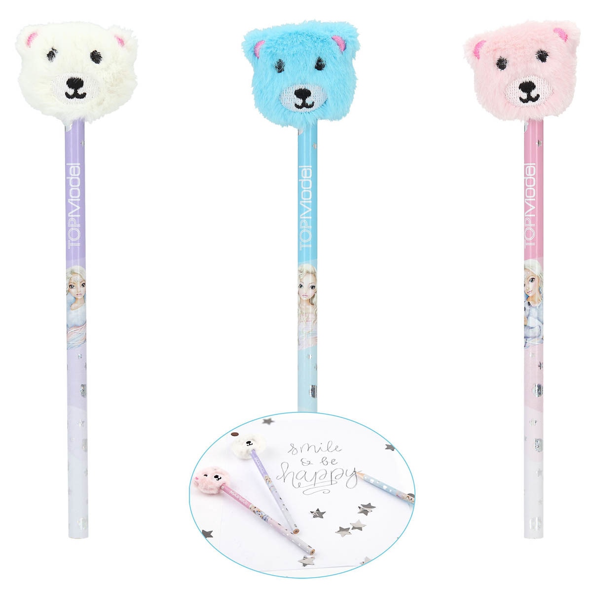 Lápis com urso polar TOPModel sortido Depesche 1