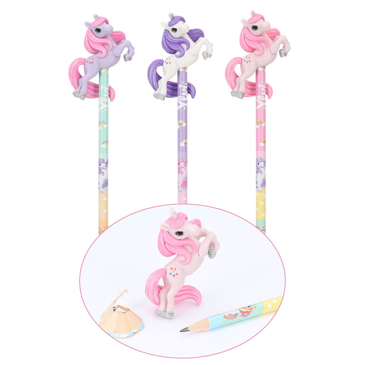 Imagen 0 de Lápiz con figurita 3D Ylvi surtidos Depesche