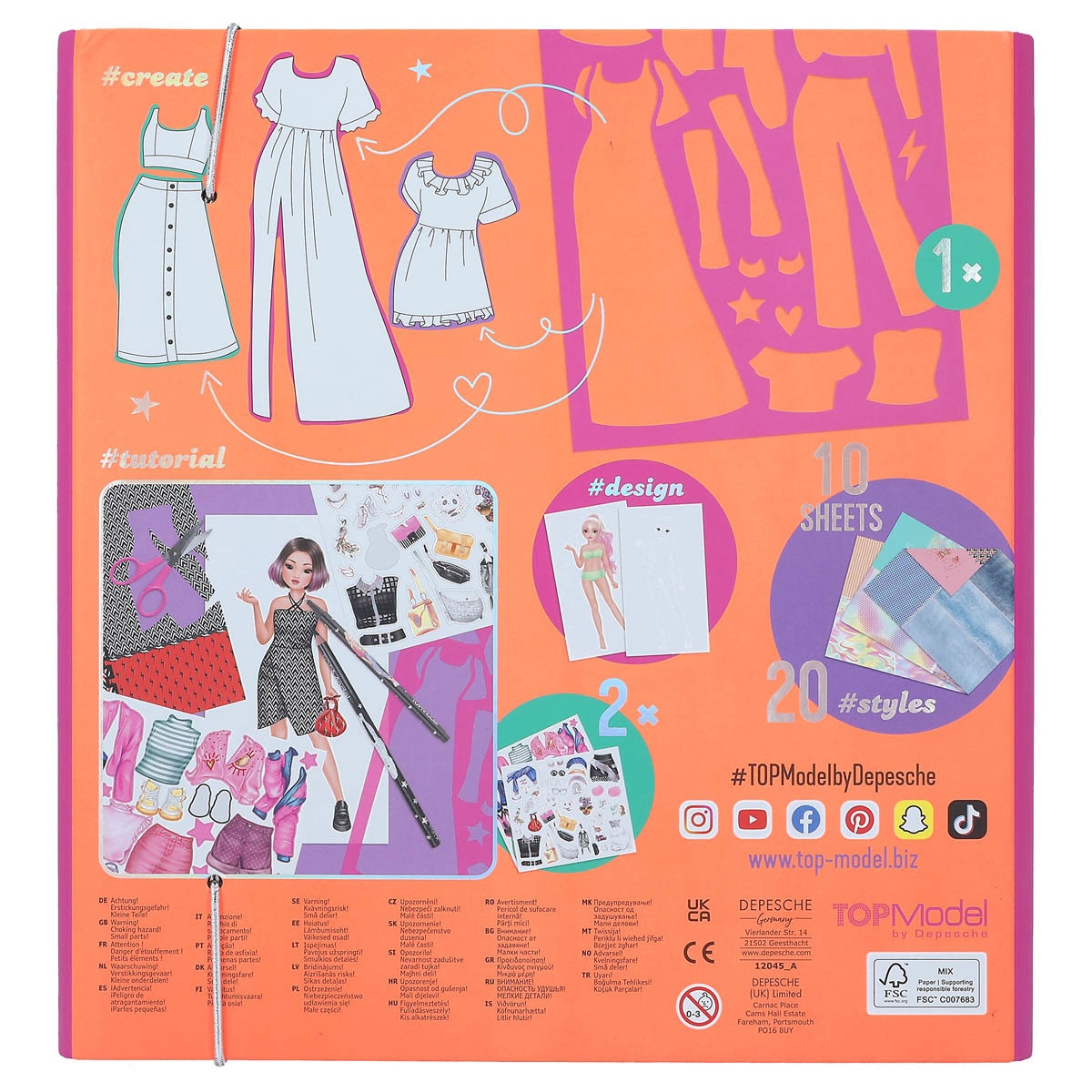 Set de diseño crea tu TOPModel Depesche 6