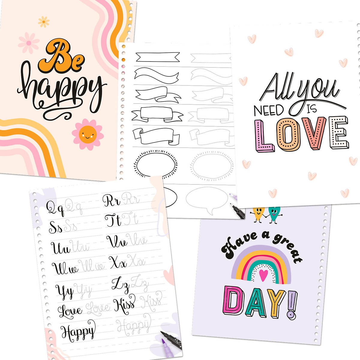 Set de hand lettering TOPModel Depesche 6