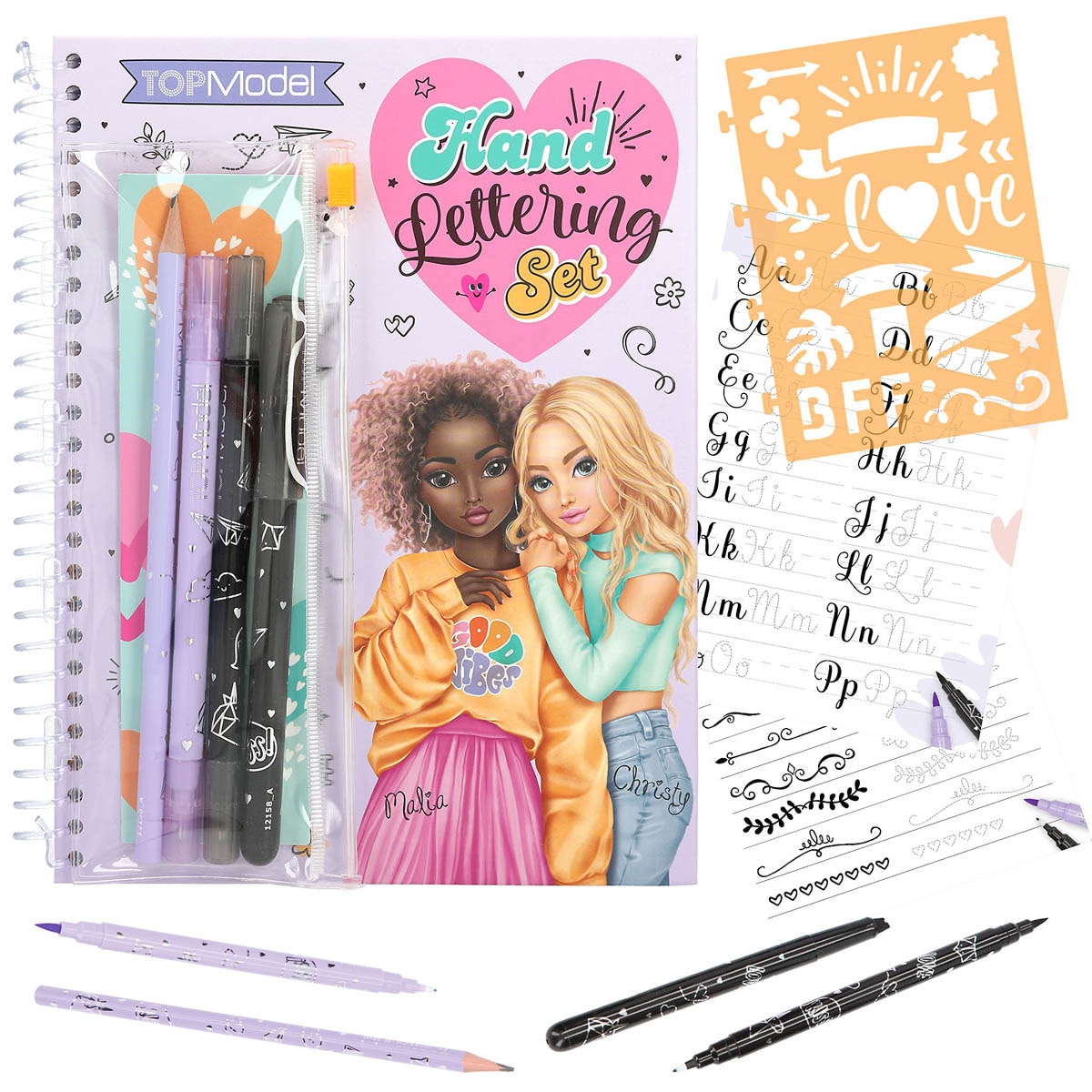 Imagen 0 de Set de hand lettering TOPModel Depesche