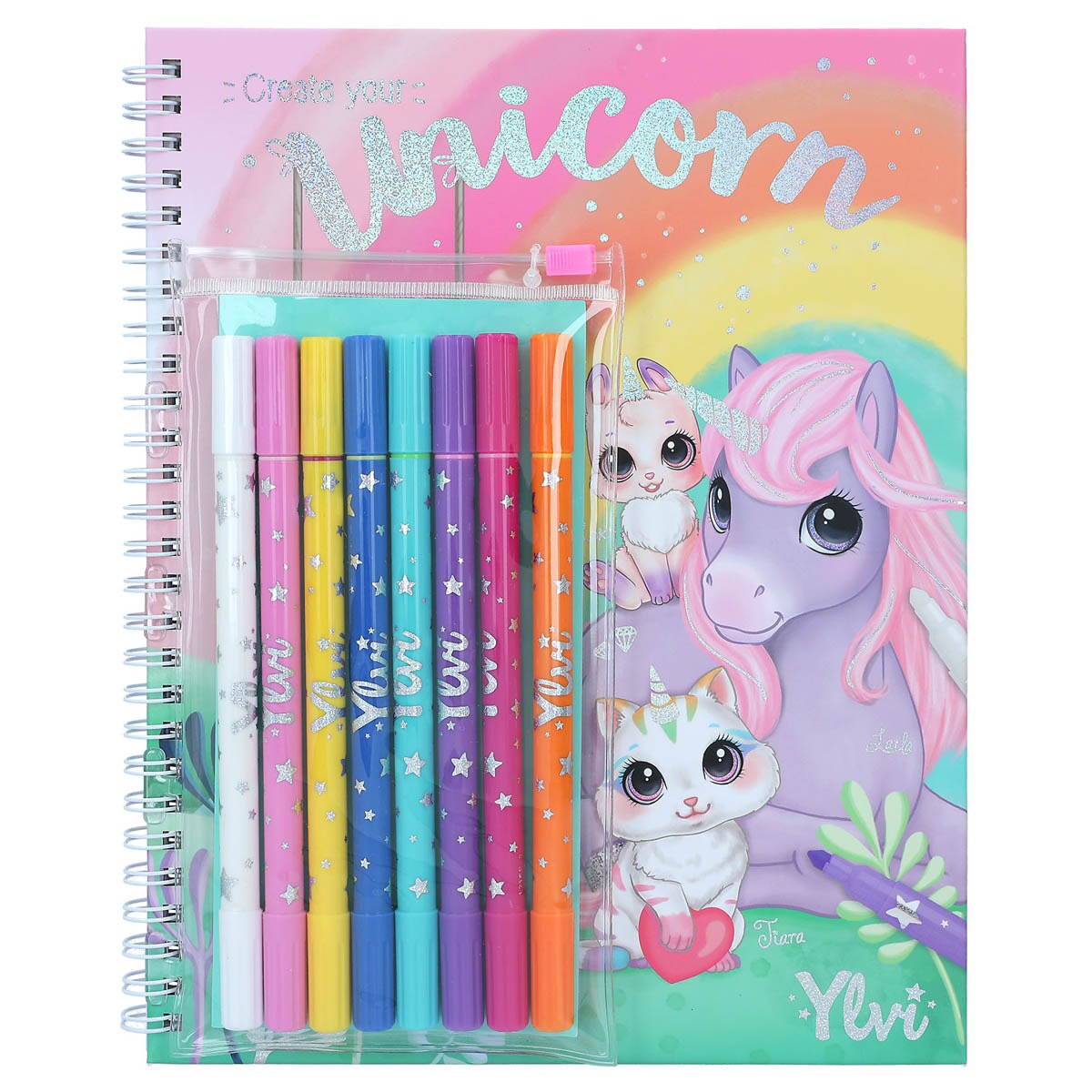 Libro colorear con colores Ylvi Depesche 2