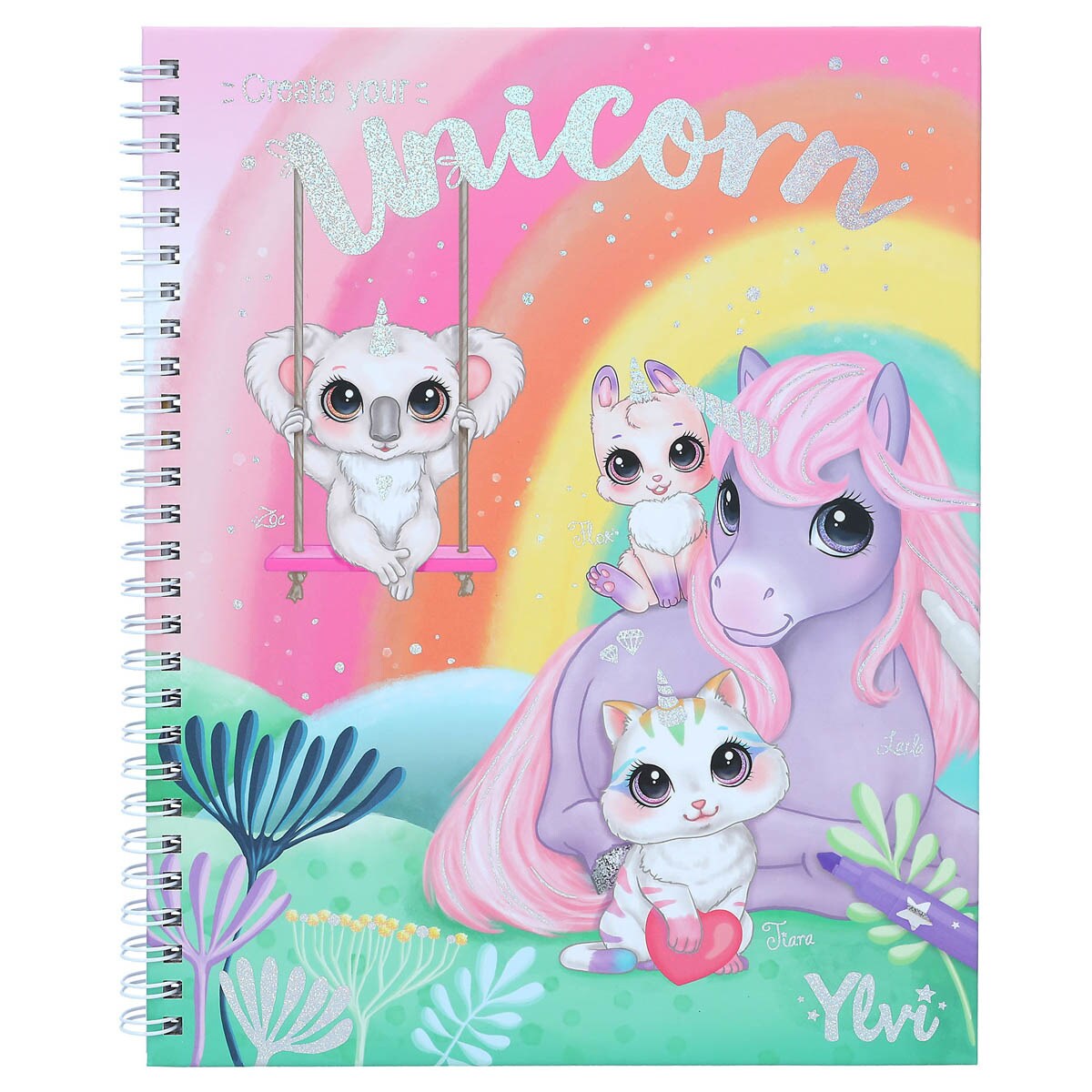 Libro colorear con colores Ylvi Depesche 3