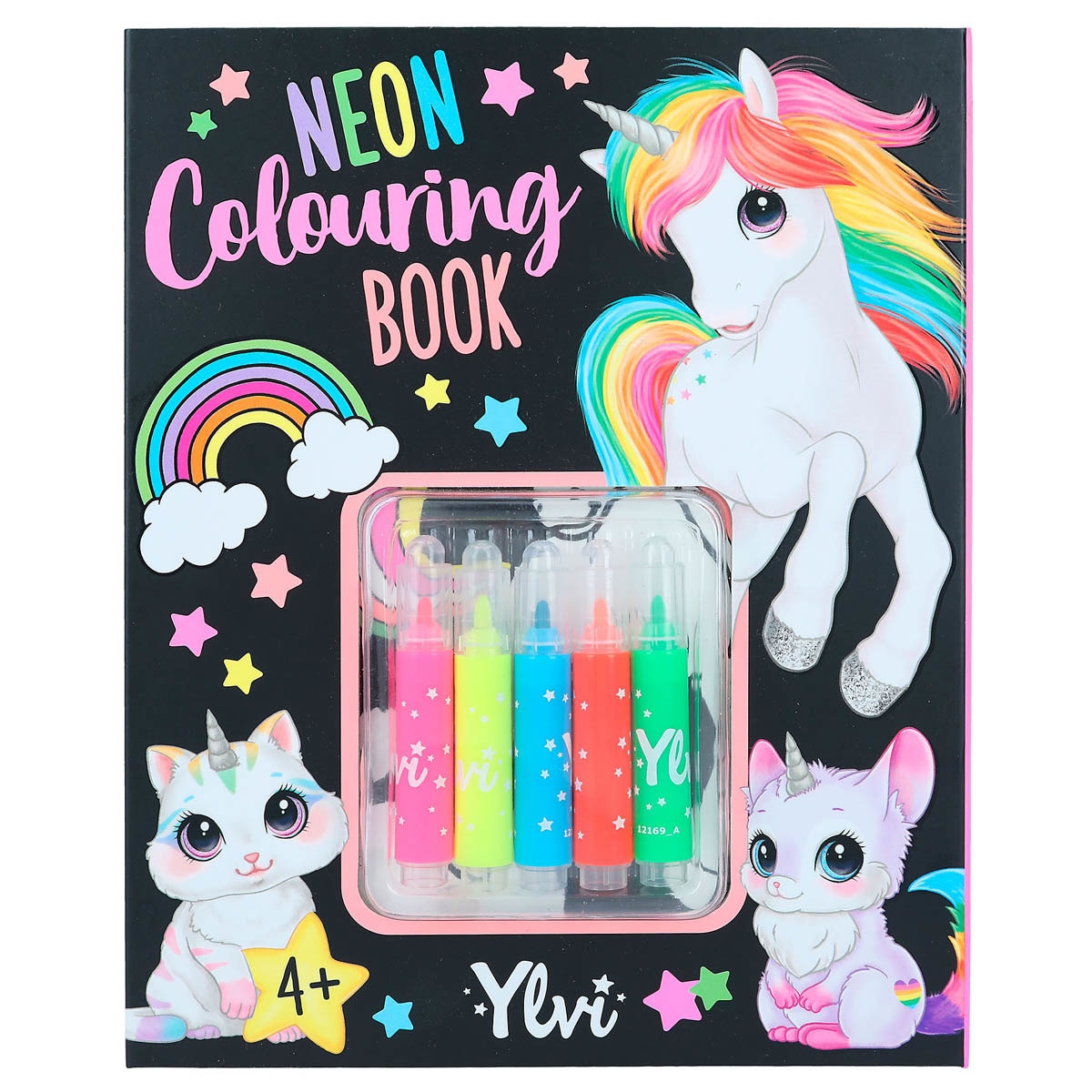 Set libro de colorear neón Ylvi Depesche 2