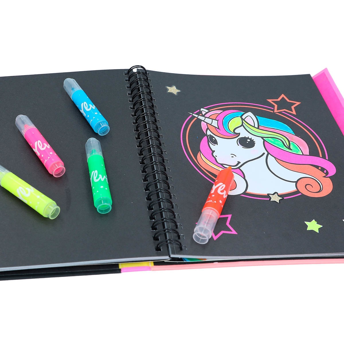 Set libro de colorear neón Ylvi Depesche 5