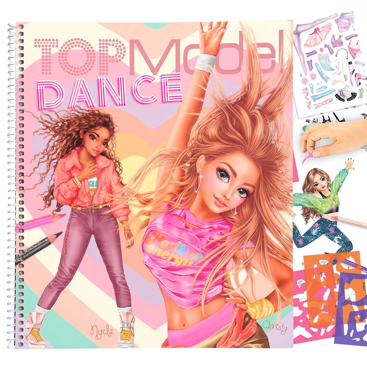 Cuaderno para colorear dance TOPModel Depesche 1