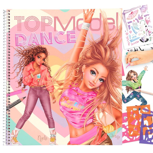 Imagen 0 de Cuaderno para colorear dance TOPModel Depesche