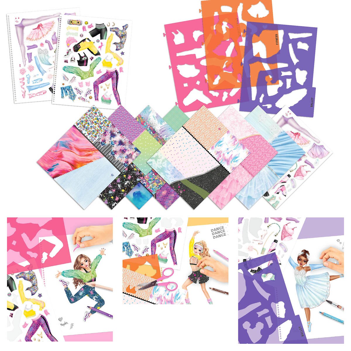 Cuaderno para colorear dance TOPModel Depesche 3