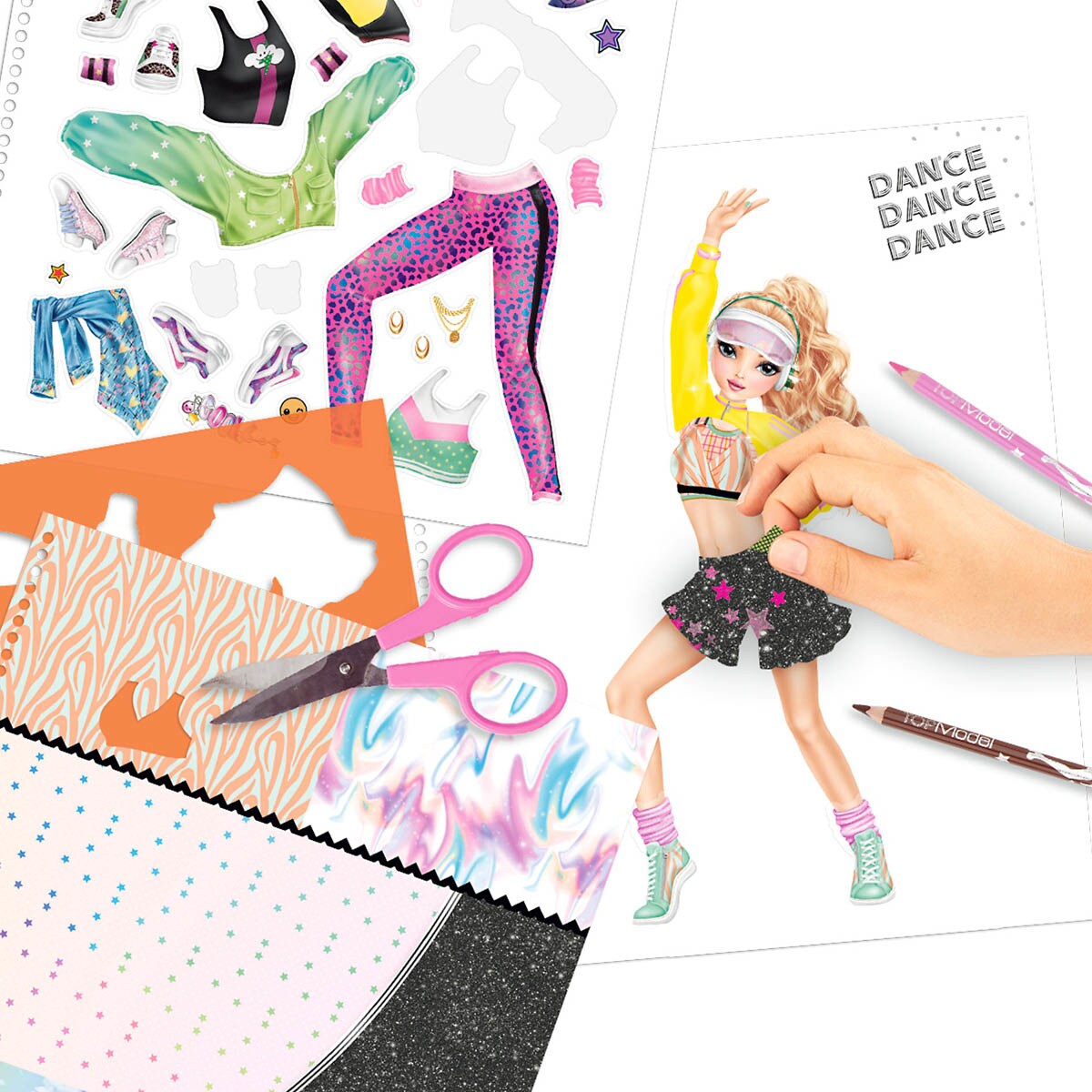 Cuaderno para colorear dance TOPModel Depesche 5