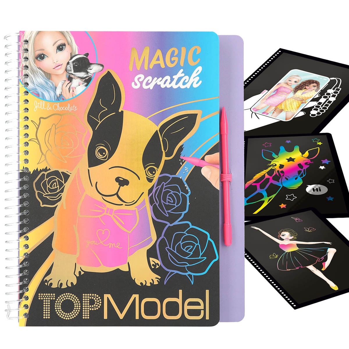 Magic-scratch book TOPModel Depesche 1
