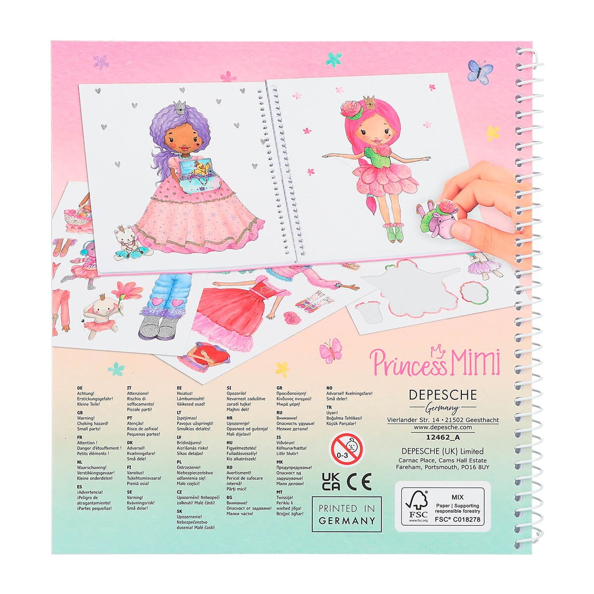 Cuaderno dress me up Princess Mimi Depesche 8