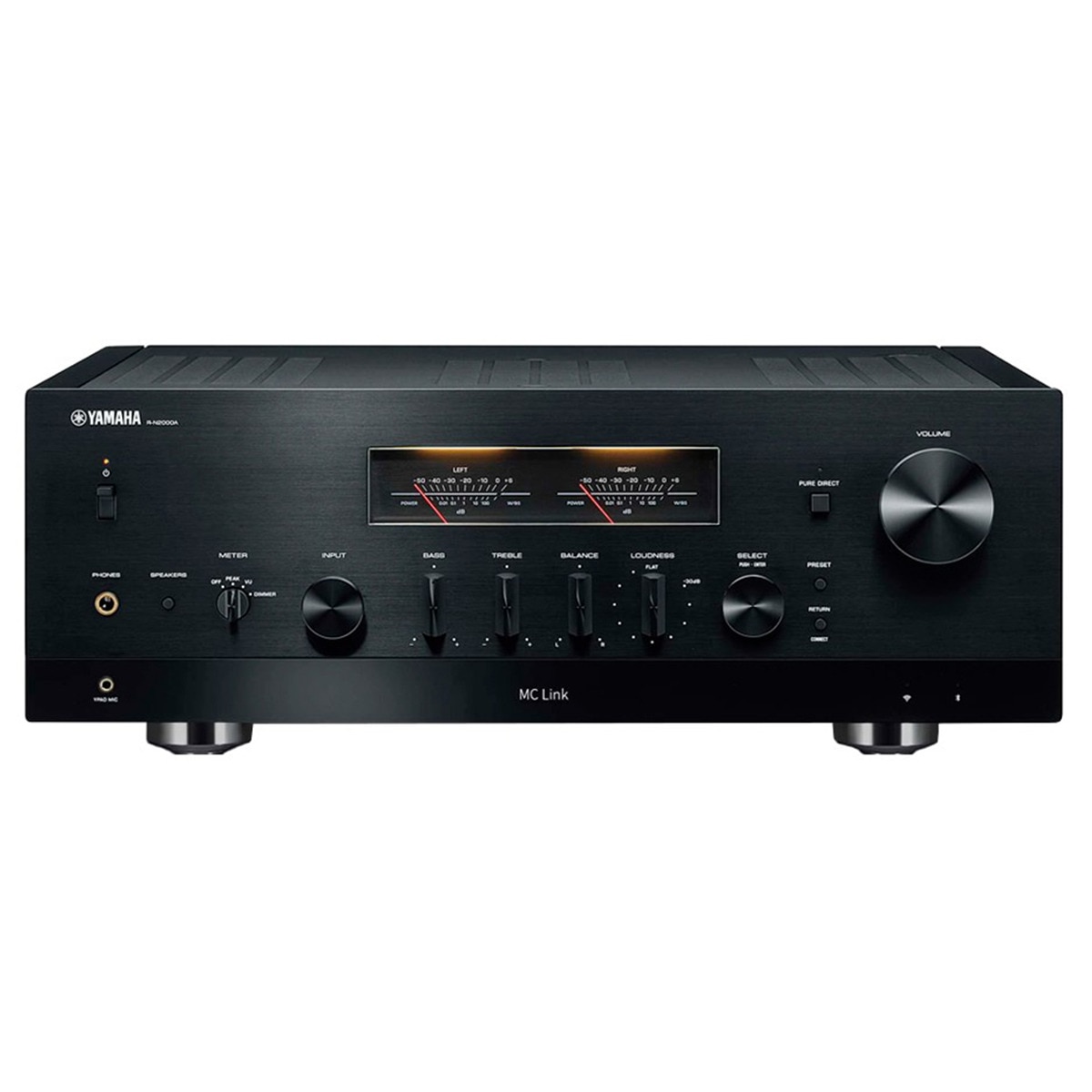 Receptor estéreo en Red Yamaha MusicCast R-N2000 negro Negro-9