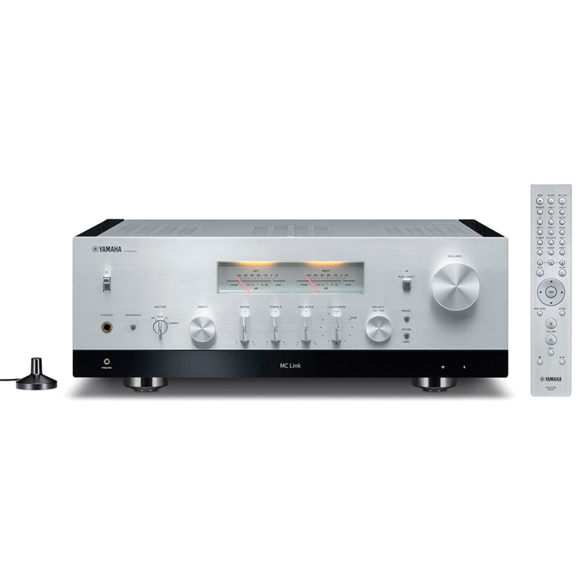 Receptor estéreo en Red Yamaha MusicCast R-N2000 plata Plata-3