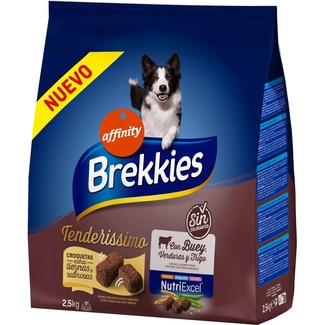 Tenderissimo pienso para perros adultos con buey verduras y cereales bolsa 2,5 kg - Brekkies