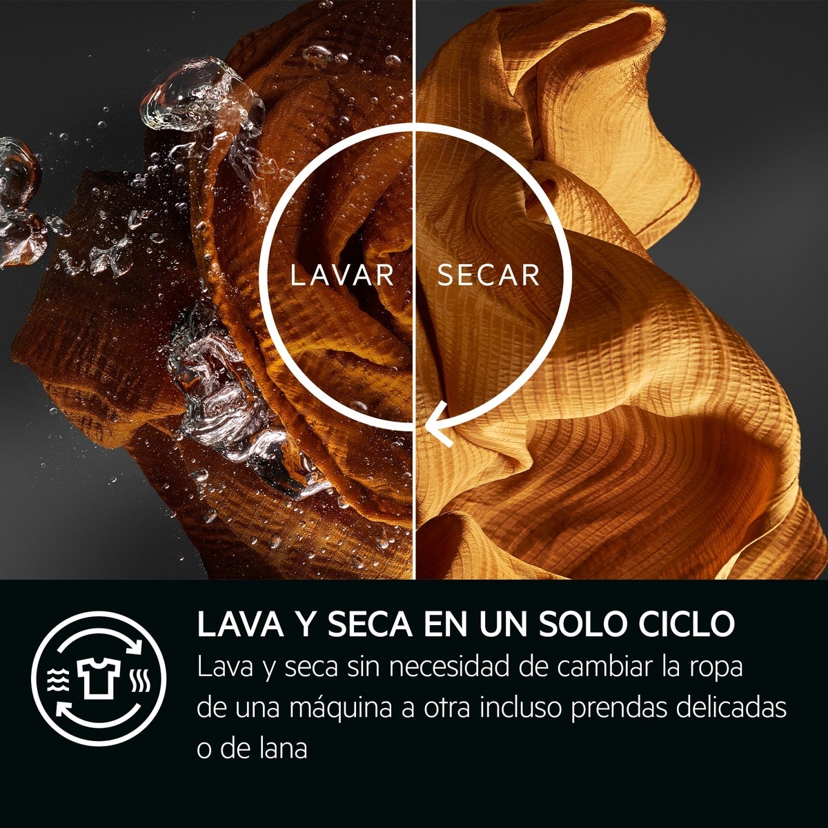 Lavadora Secadora AEG 7kg / 1.400 rpm - LWR7304L4B Blanco-5