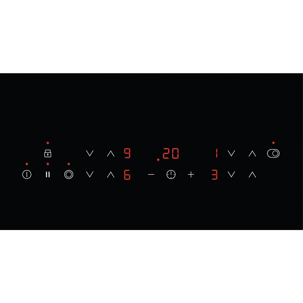Placa vitrocerámica AEG con 4 zonas de cocción Serie 3000 - HK634060XB Negro-4
