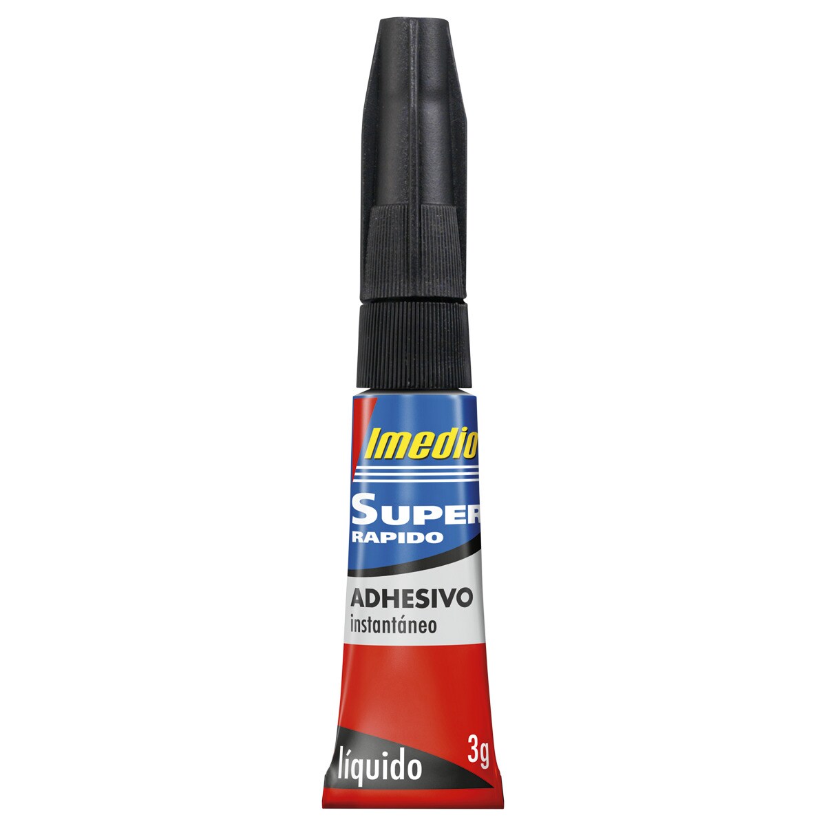 Blister super rápido adhesivo instantáneo líquido 3 grs Imedio Rojo-2