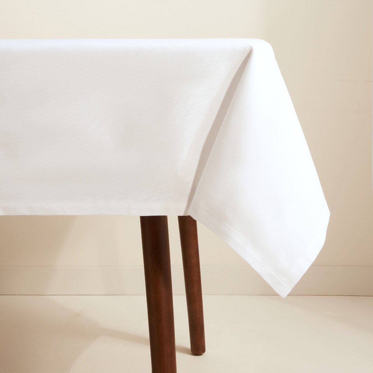 Toalha de mesa de algodão Cotton Branco-3