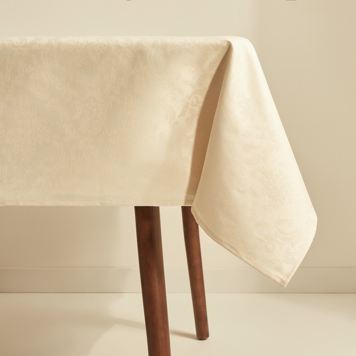 Toalha de mesa antimanchas resinada Ariadna Cru-3