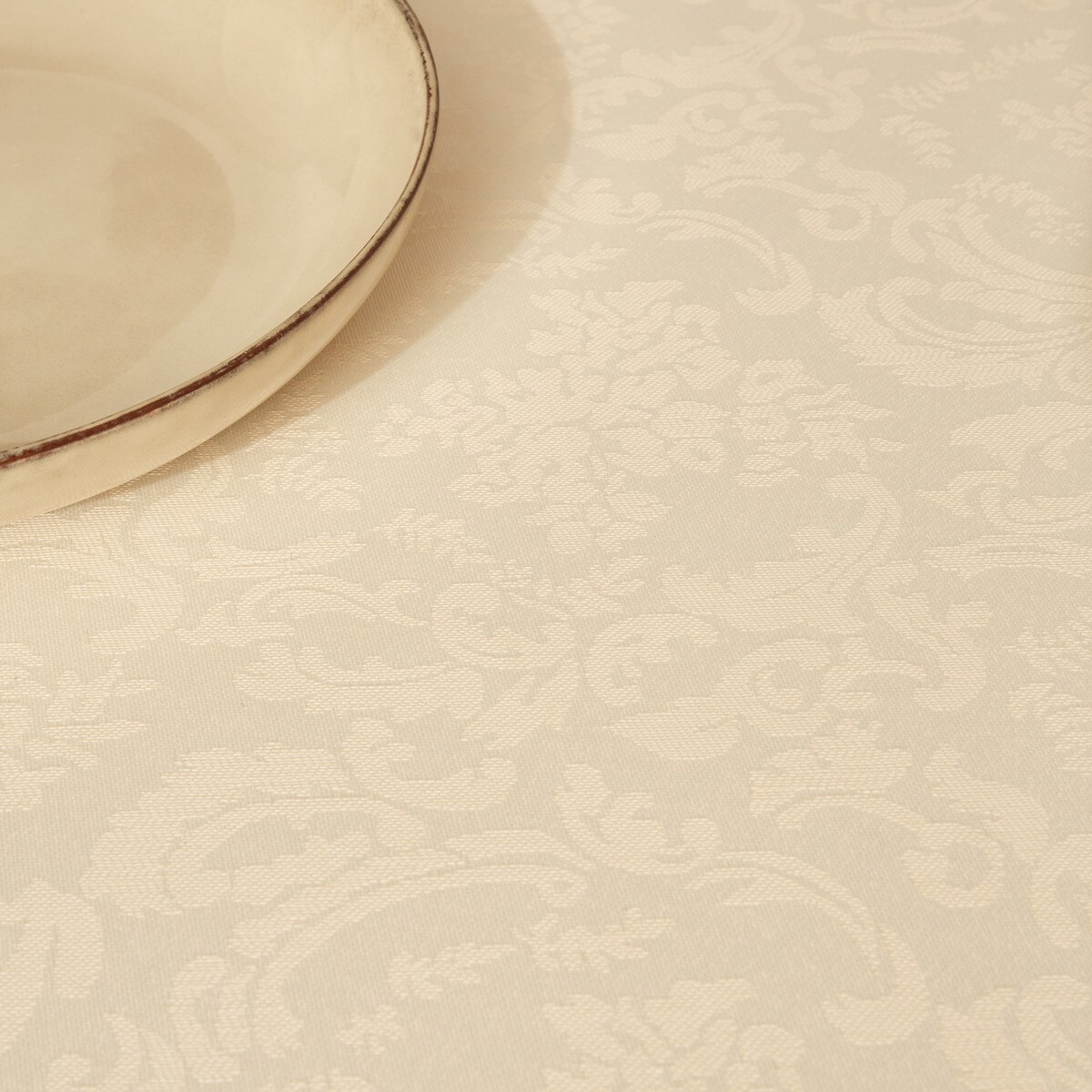 Toalha de mesa antimanchas resinada Ariadna Cru-2