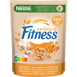 cereales de desayuno granola de avena y trigo integral y miel bolsa 300 g - Nestle Fitness