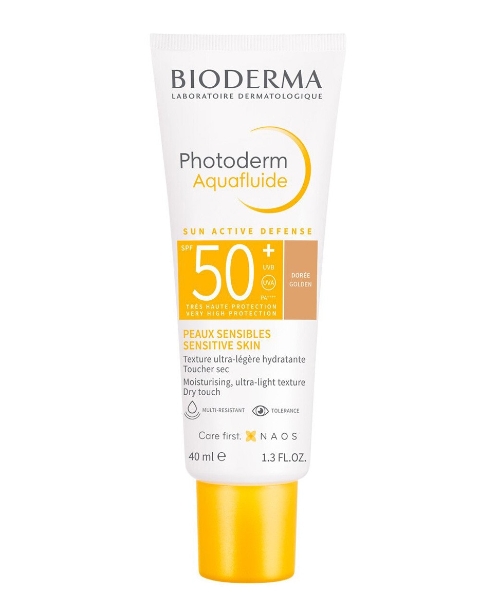 Protección Solar Photoderm Max AquaFluide Dorado SPF 50+ UVA26 Bioderma Dorado-1