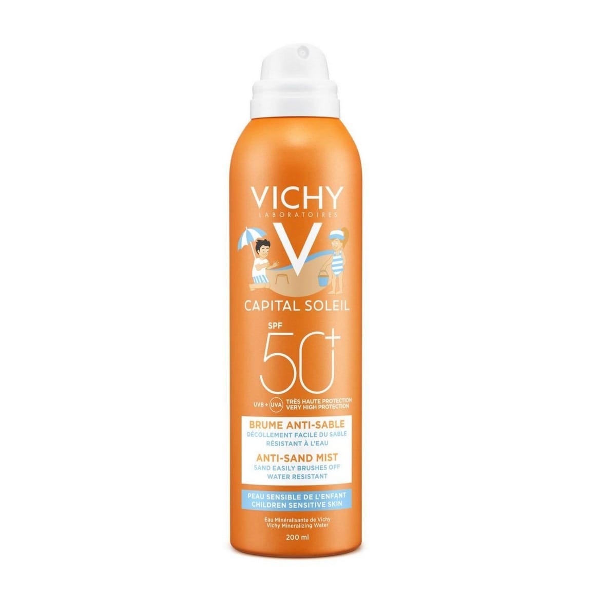 Protetor Solar em Bruma Anti-Areia Capital Soleil Kids SPF50+ 200ml Vichy 1
