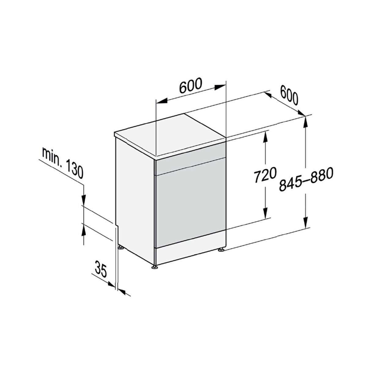 Máquina de Lavar Loiça Miele PFD100DSmartBiz de 13 Conjuntos - Branco Brilhante Brilliant White-2
