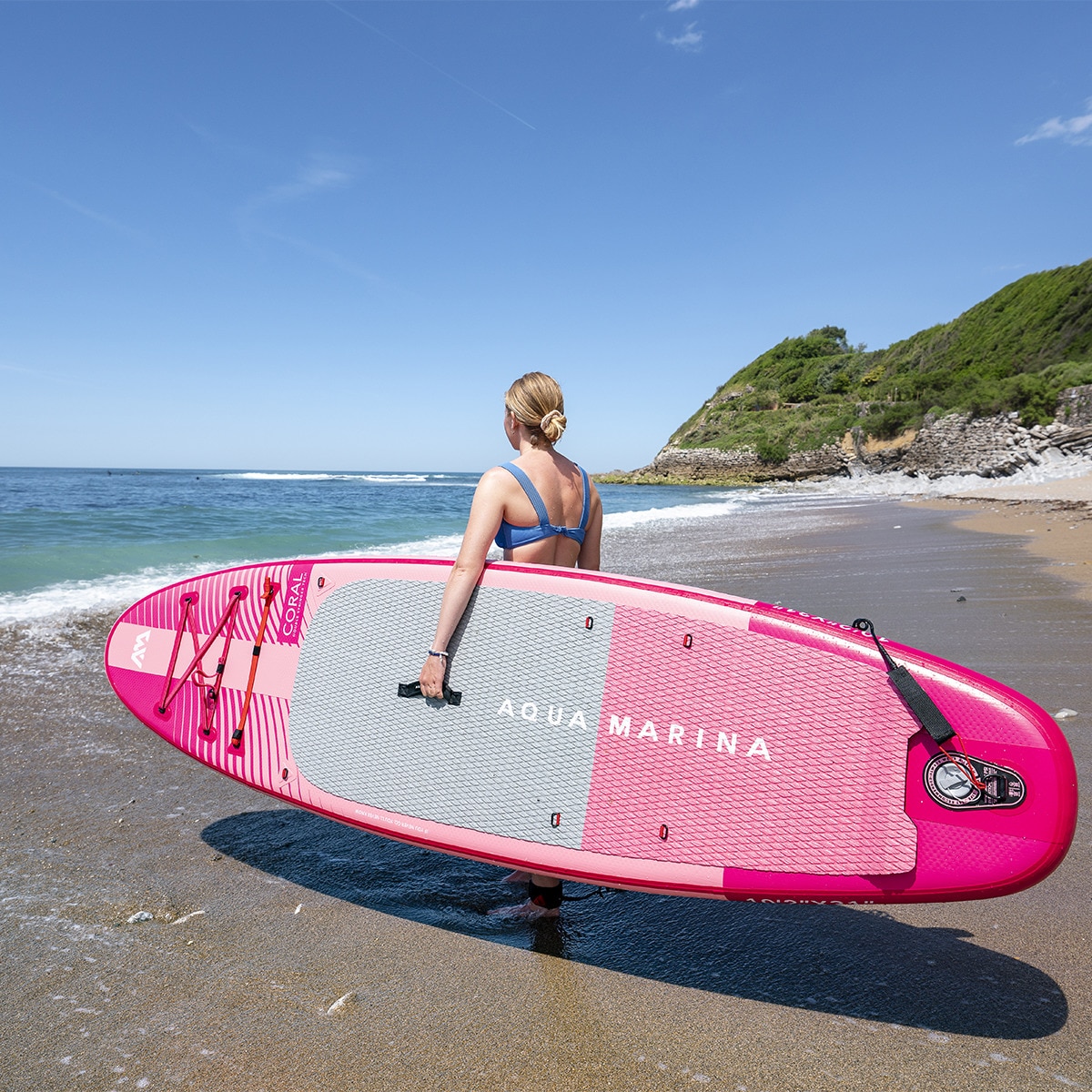 Prancha Paddle Surf Coral Allround - 10,2" Rosa-11
