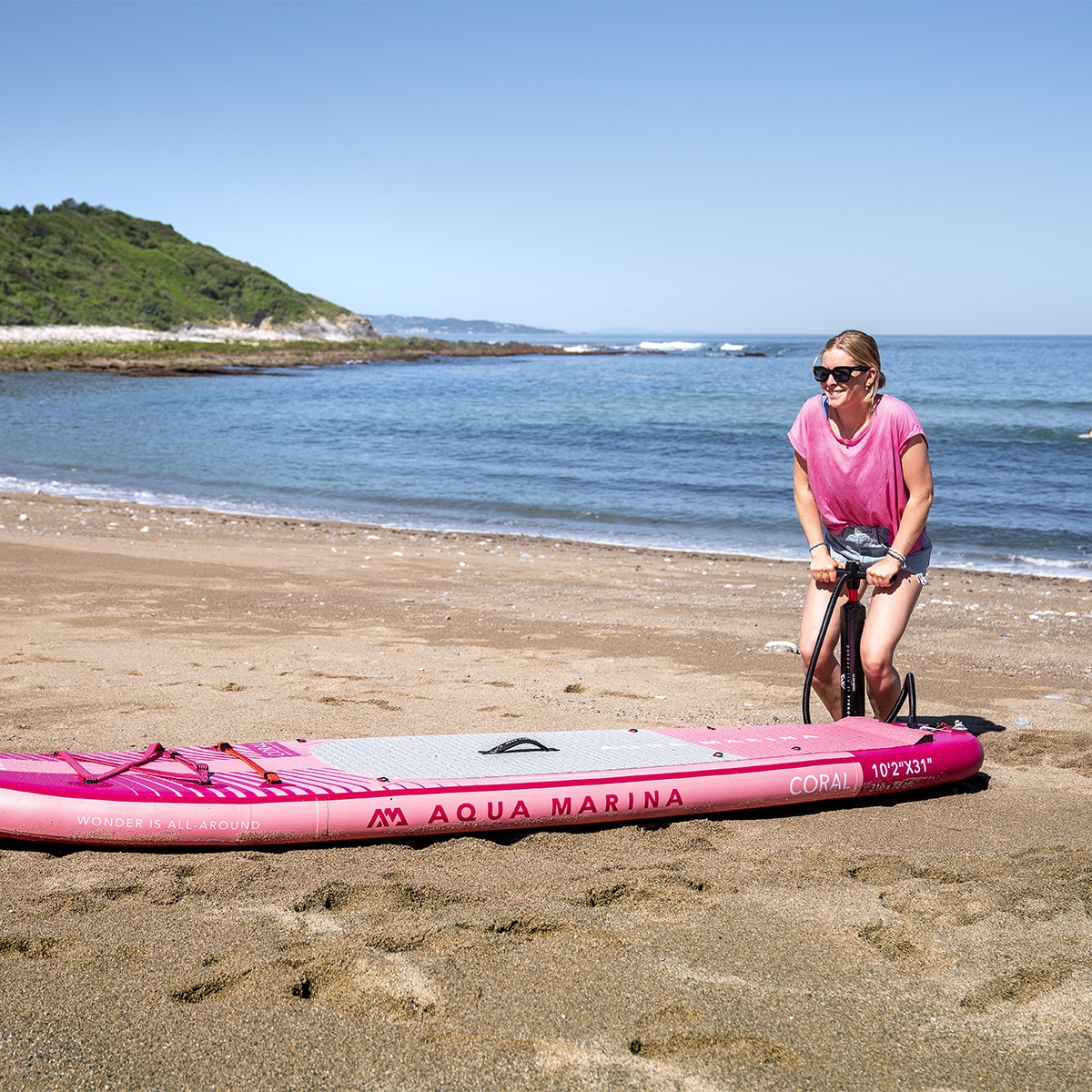 Prancha Paddle Surf Coral Allround - 10,2" Rosa-10