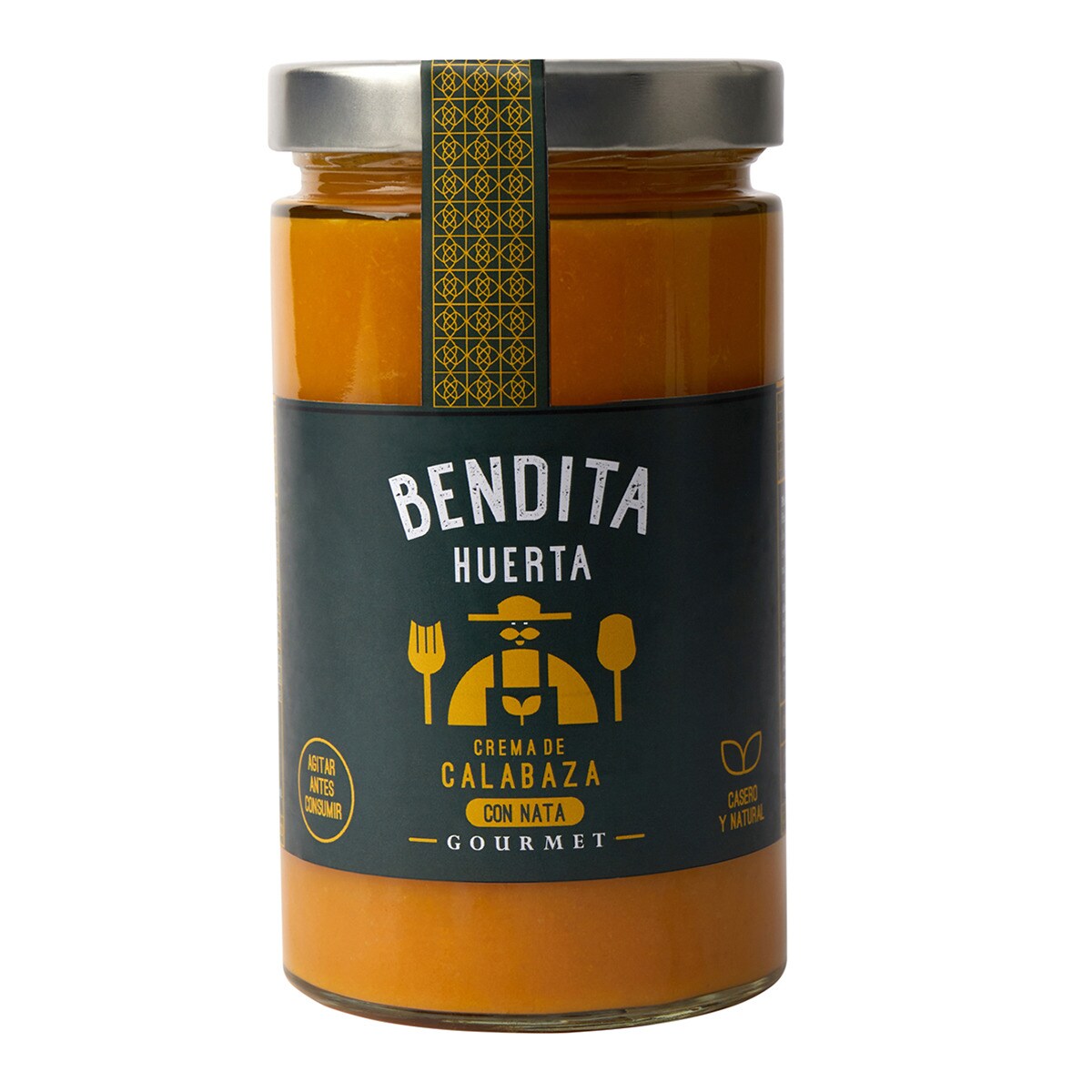 Crème de courge à la crème fraîche Bendita Huerta