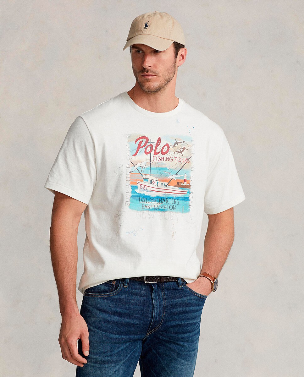 Tshirt avec motif devant