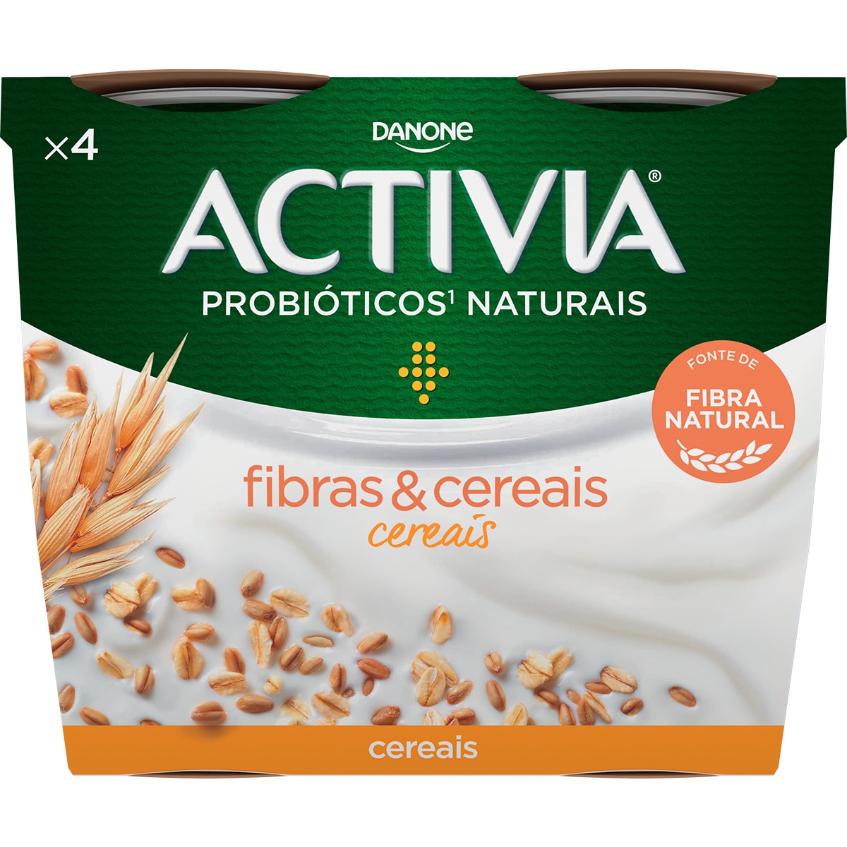 Bifidus Fibras com Cereais Pack 4 unidades embalagem 115 g