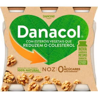 Iogurte Líquido de Noz sem Açúcar Pack 6 embalagem 100 g - Danacol