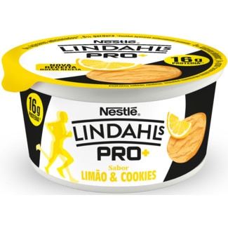 Iogurte Sólido de Lima e Cookies unidade 160 g - Lindahls Pro+