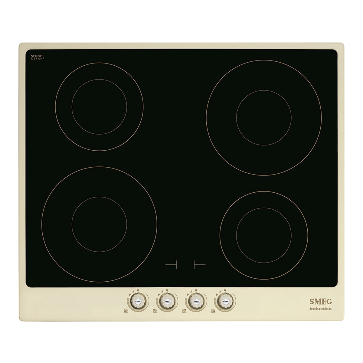 Imagen 0 de Placa de inducción Smeg 4 zonas de cocción - SI764POM