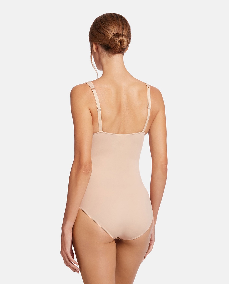 Body Moldador com Aros Incorporados Castanho-2