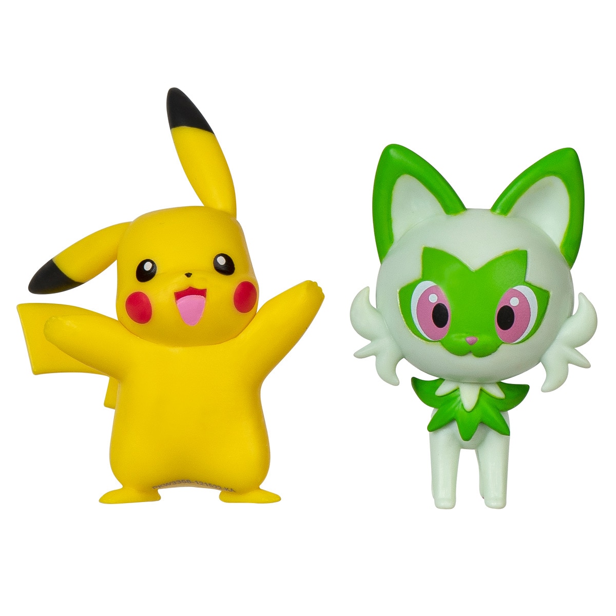 Bizak Pokemon Pack Doppia Generazione IX, Figure Quaxly E Pikachu, 5 Cm, Dettagliate, Ufficiali