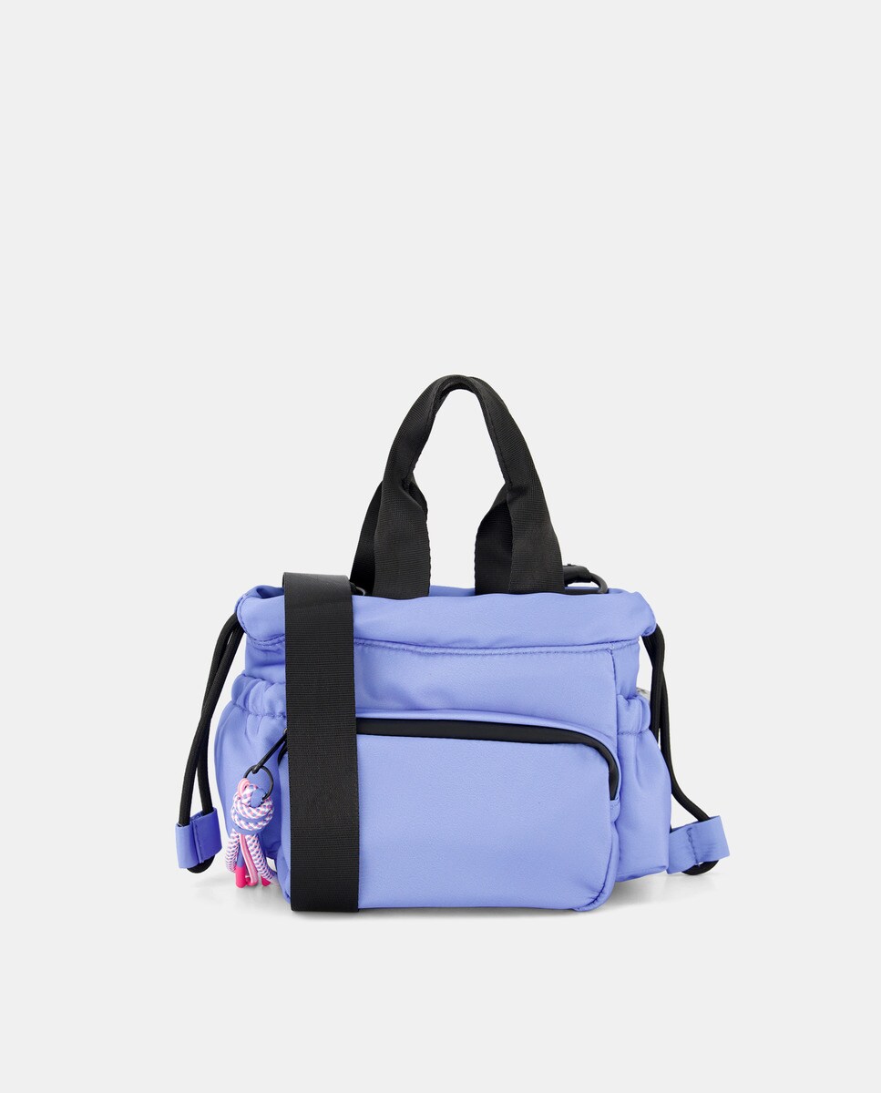 Sac en nylon avec tirette en perles fantaisie