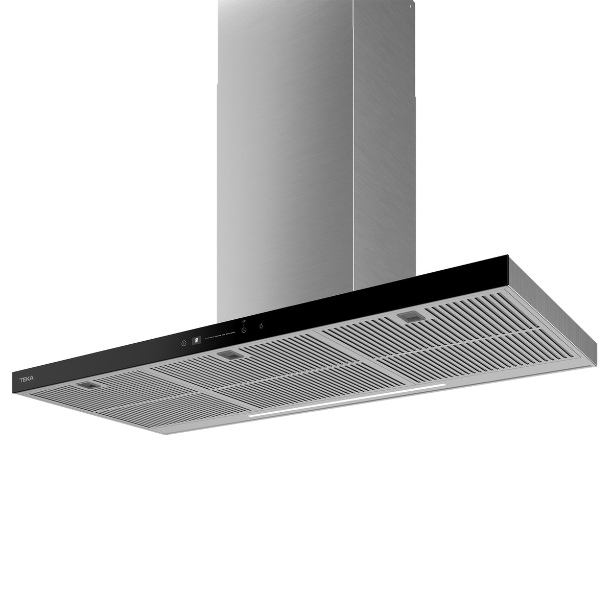 Campana decorativa Teka con 3 velocidades + 2 intensivas, función HobToHood, Wifi - DHP118760CONECT Inox / Negro-4